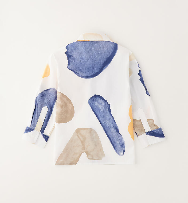 Children's formal shirt BIANCO-MULTICOLOR-6BVX