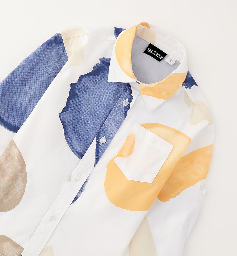 Children's formal shirt BIANCO-MULTICOLOR-6BVX