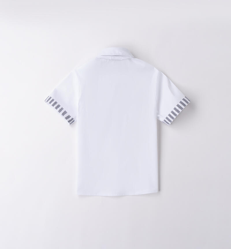 Camicia con cravatta bambino BIANCO-0113