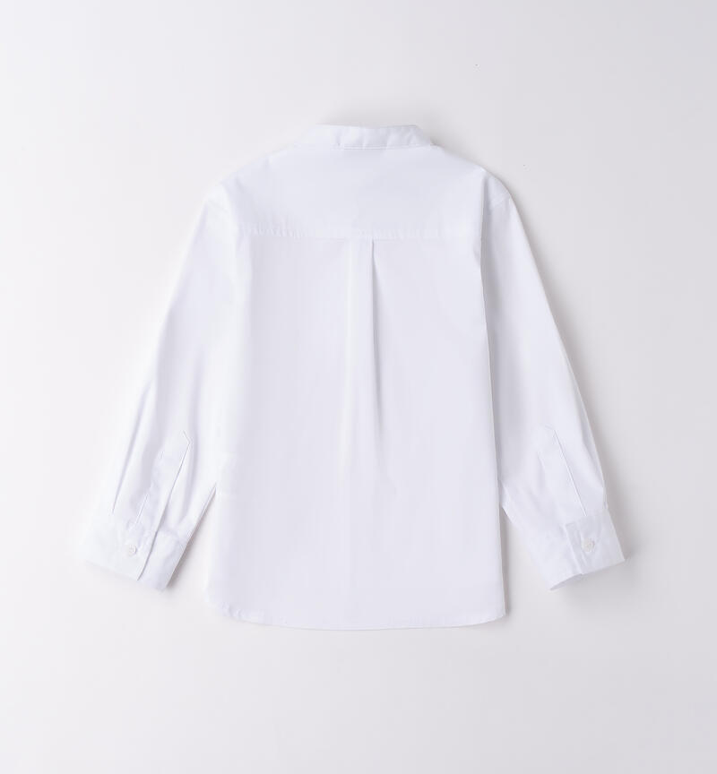 Camicia coreana bambino BIANCO-0113
