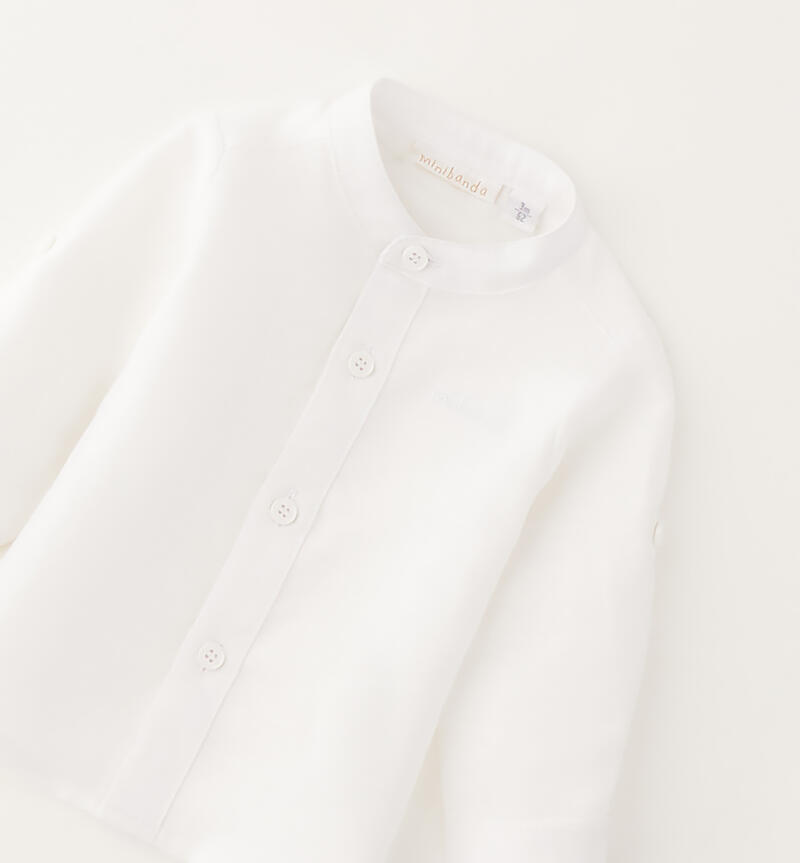 Korean shirt for newborns BIANCO-0113