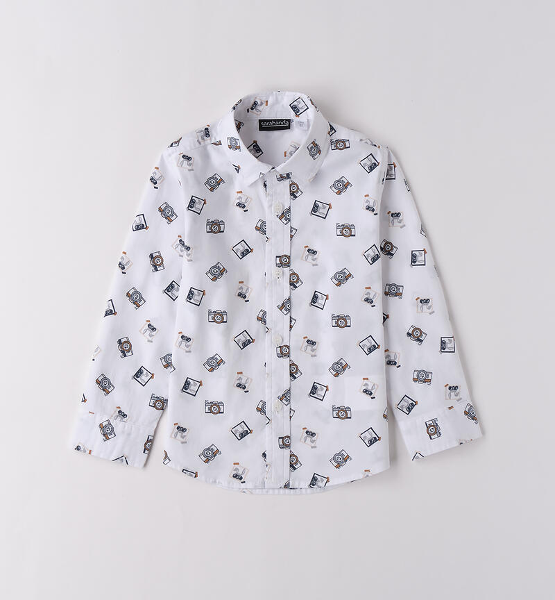 Shirt for boys BIANCO-MULTICOLOR-6BUG