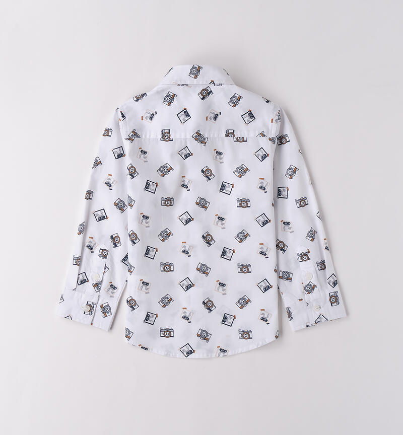 Shirt for boys BIANCO-MULTICOLOR-6BUG