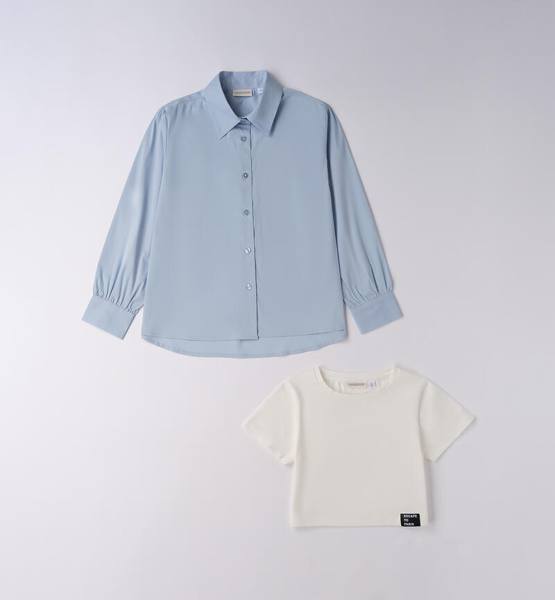 Camicia da ragazza BLU-3632