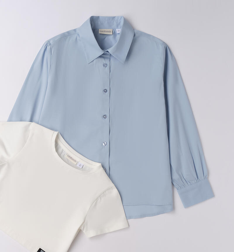 Camicia da ragazza BLU-3632