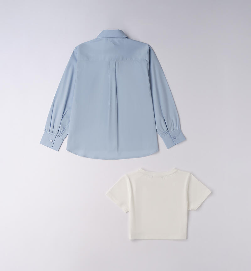 Camicia da ragazza BLU-3632