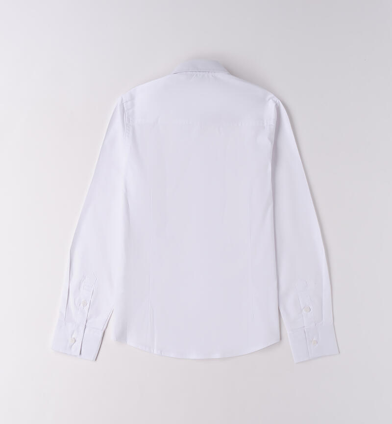 Camicia da ragazzo BIANCO-0113