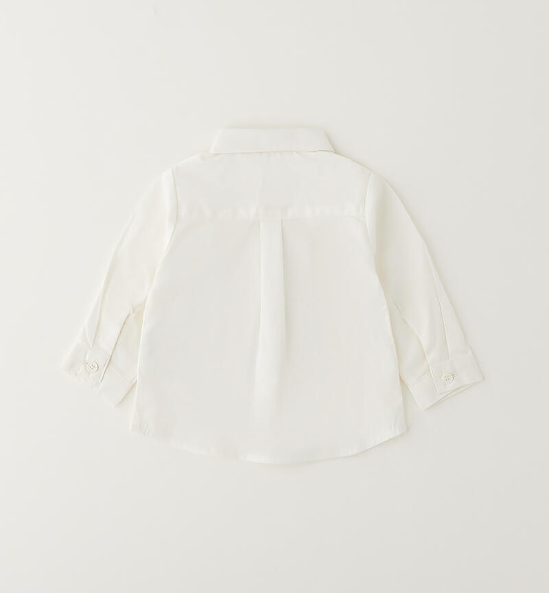 Camicia elegante neonato PANNA-0112