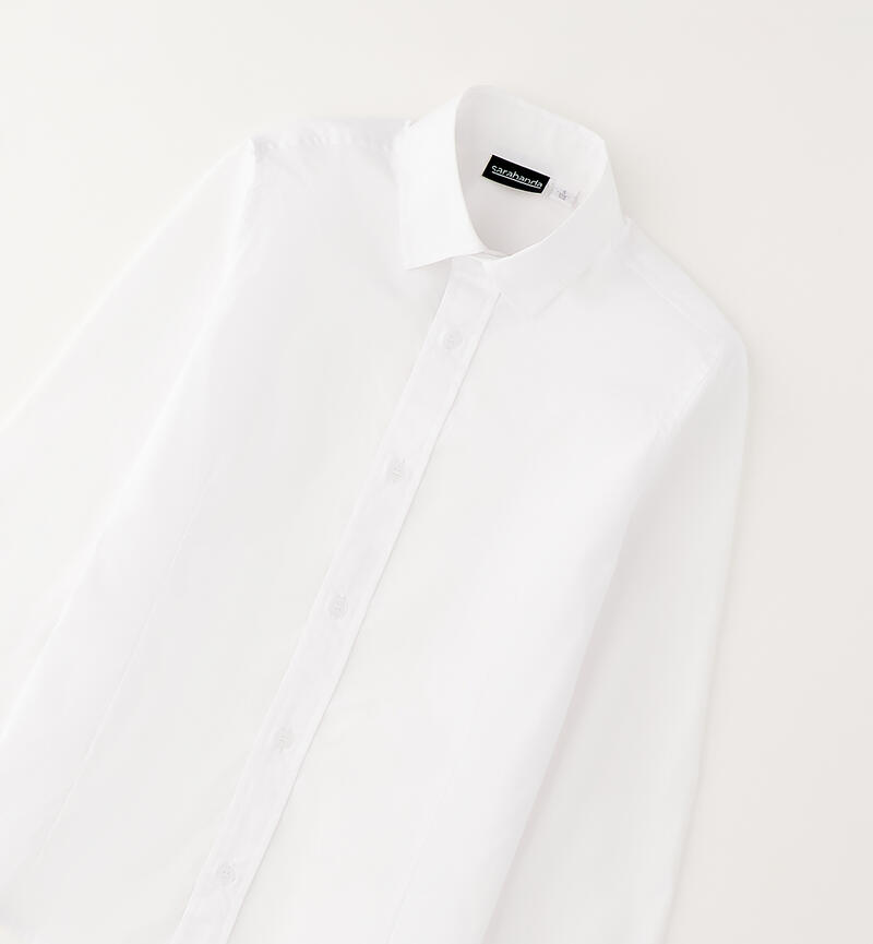 Elegant shirt for boys BIANCO-0113