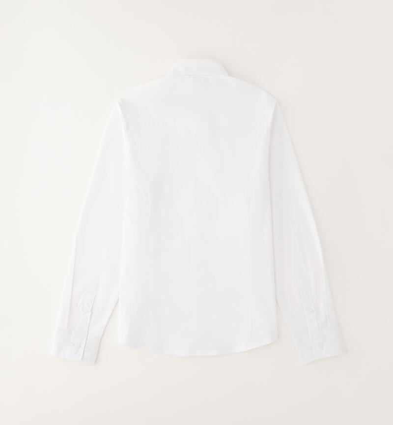 Elegant shirt for boys BIANCO-0113