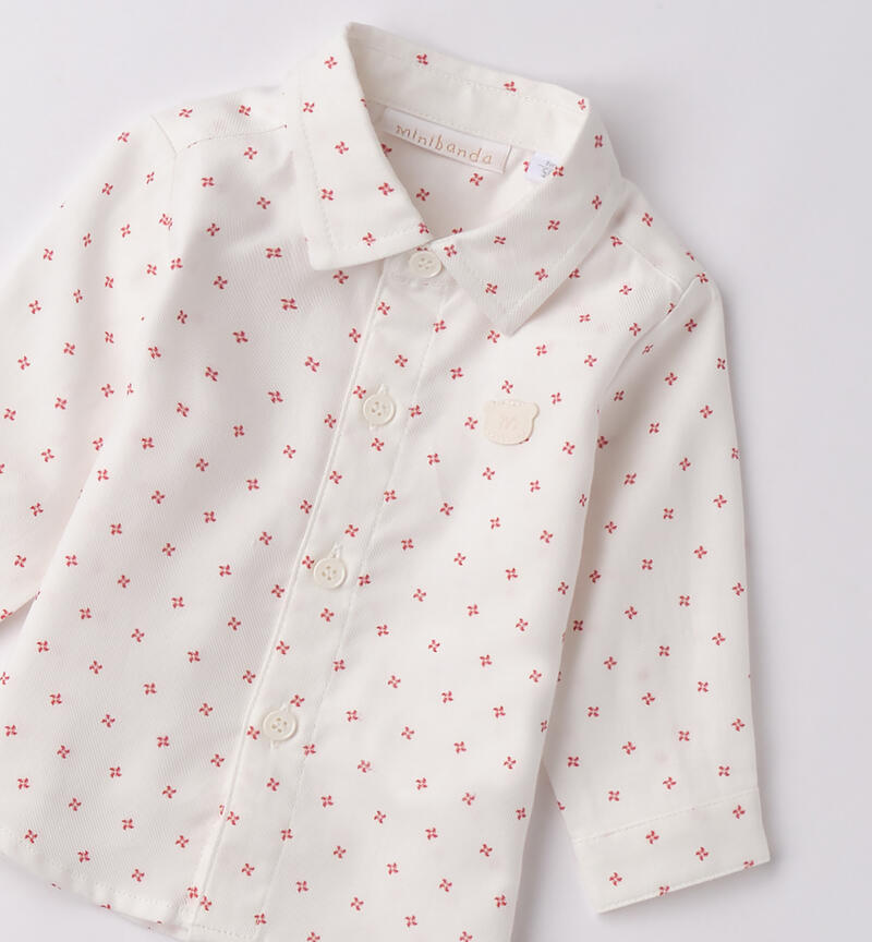 Camicia neonato cerimonia
 PANNA- BEIGE-6BRV
