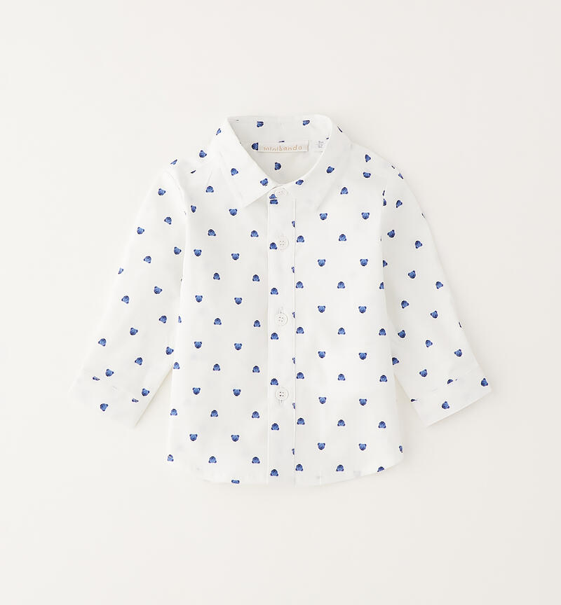 Minibanda baby shirt BIANCO-AZZURRO-6BVZ