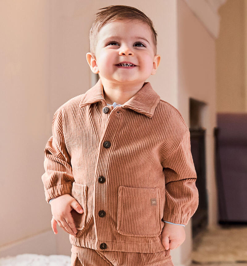 Minibanda baby shirt MOCHA MOUSSE-1121