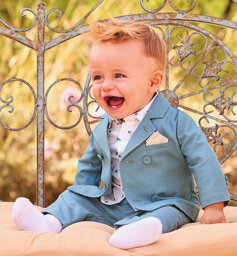 Minibanda baby shirt VERDE-BIANCO-6BVW