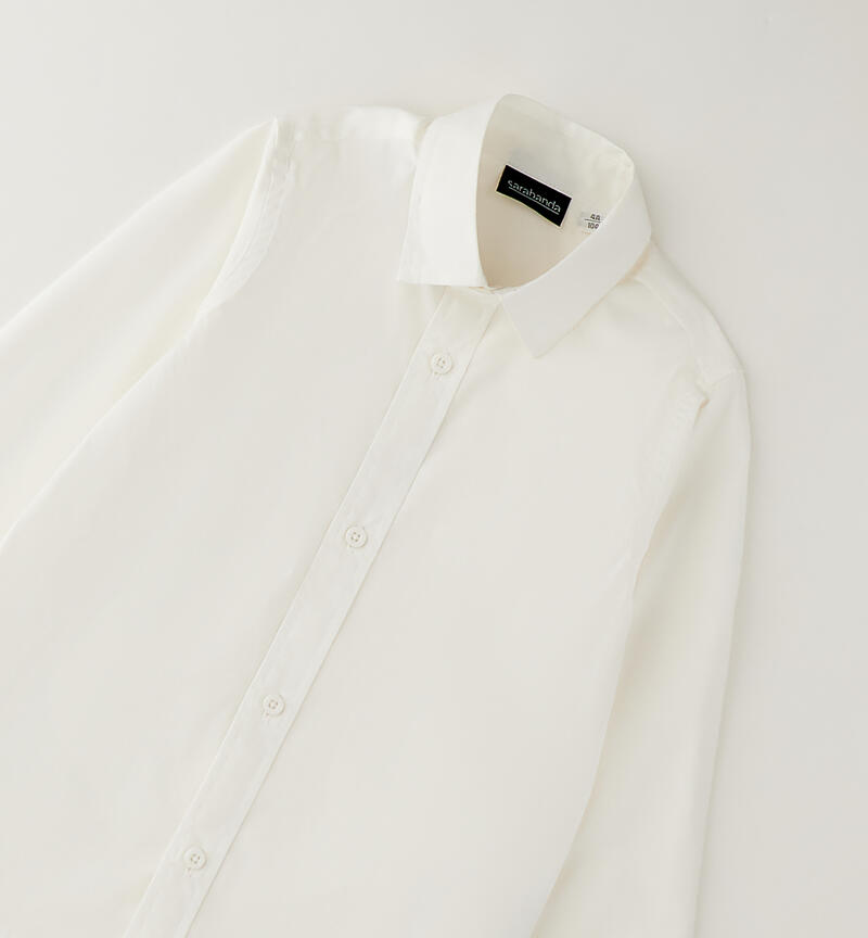 Camicia per ragazzo BIANCO-0113
