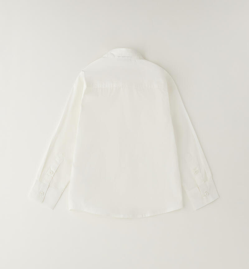 Camicia per ragazzo BIANCO-0113