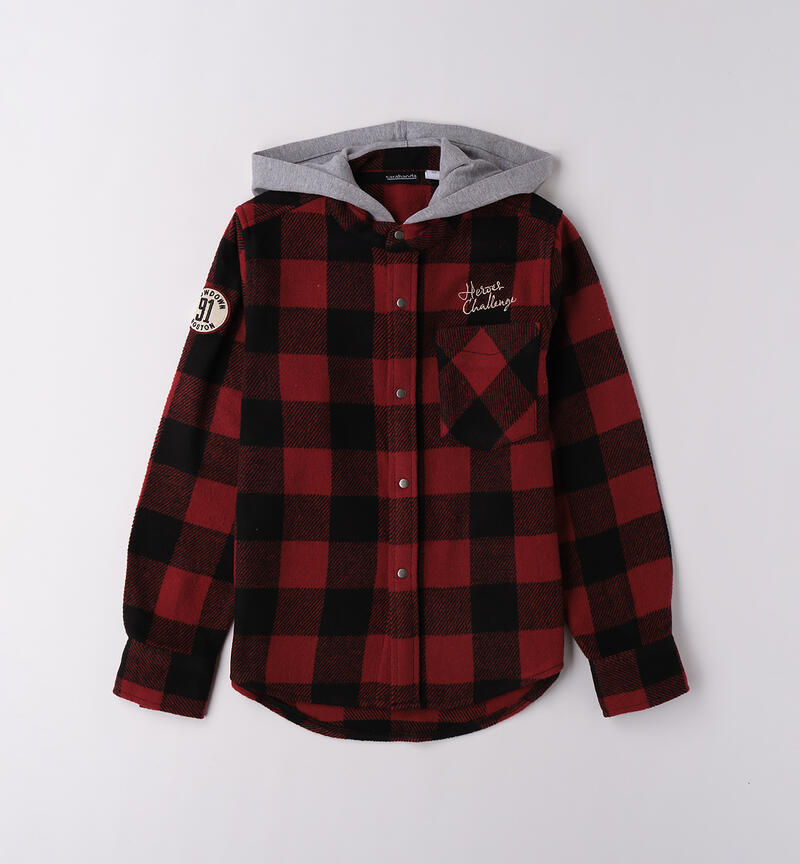 Camicia per ragazzo BORDEAUX-2297