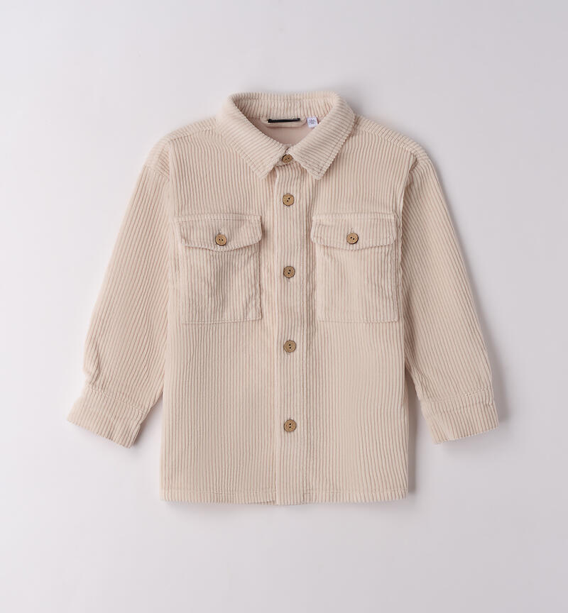 Camicia Sarabanda bambino BEIGE-0172