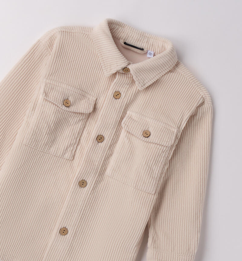 Camicia Sarabanda bambino BEIGE-0172