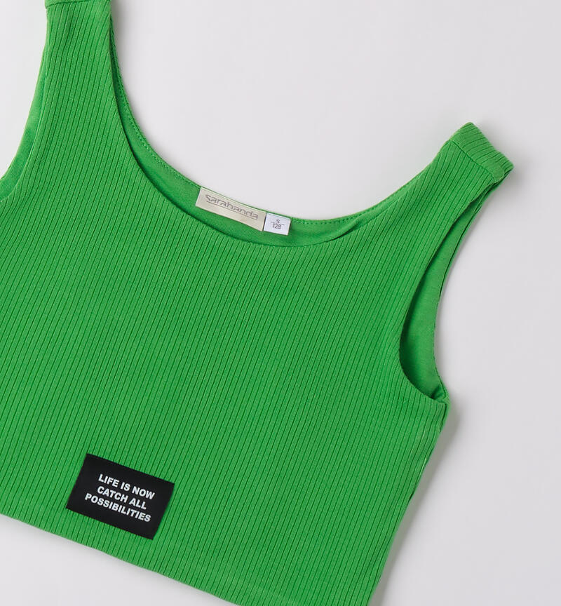 Canotta per ragazza VERDE-5152