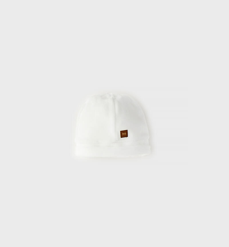 Cappellino ciniglia neonato PANNA-0112