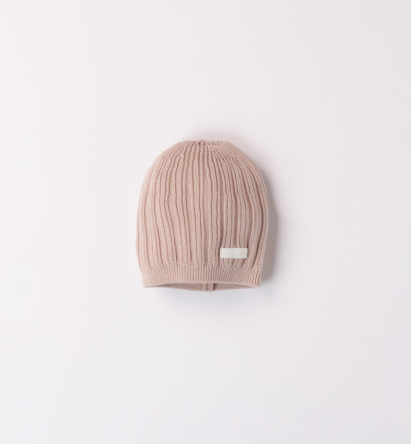 Cappellino da neonato BEIGE-0442