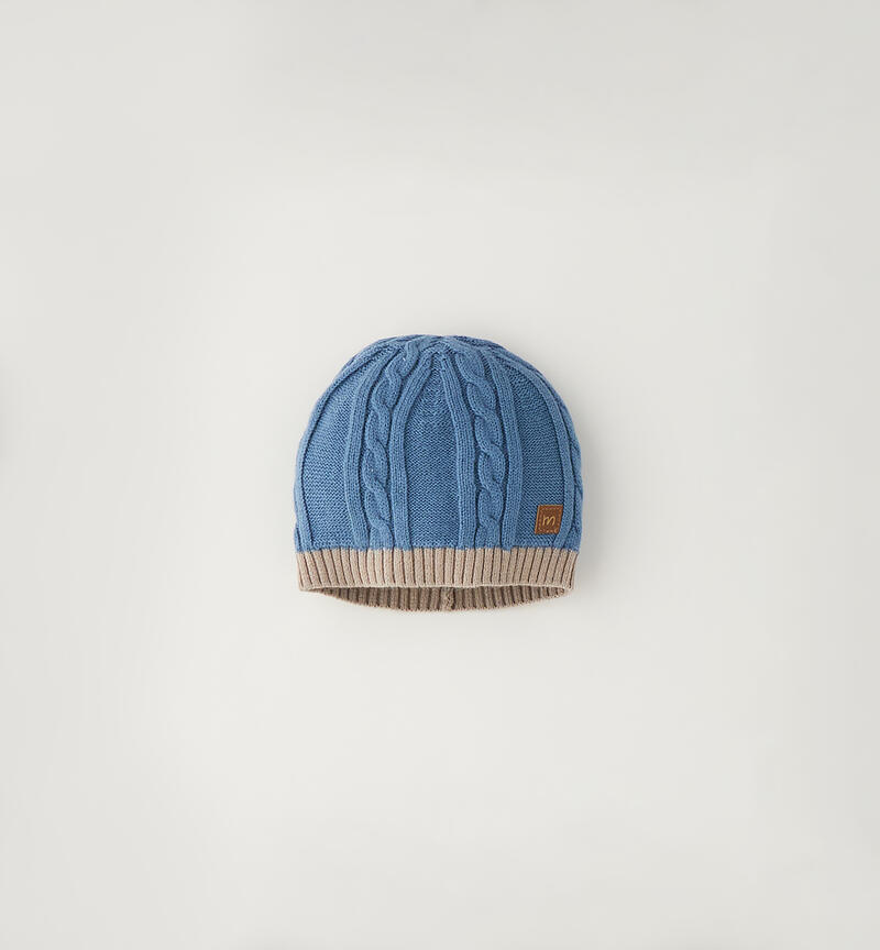 Cappellino neonato Minibanda PETROLIO-3957