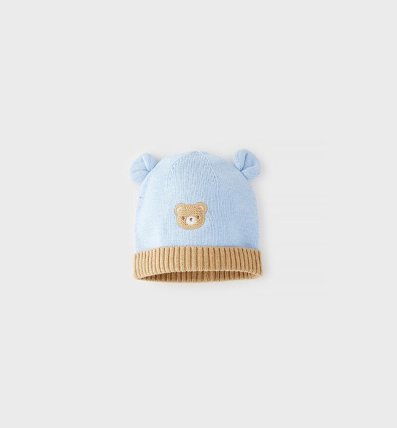 Cappellino per neonato AZZURRO-3631