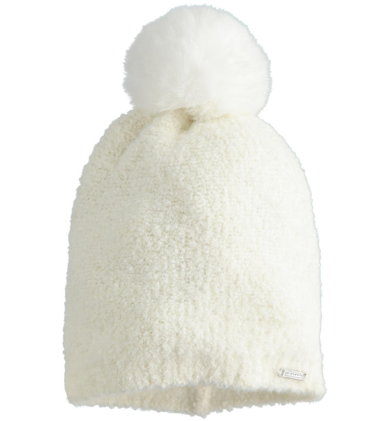 Sarabanda girl's knit hat from 9 months to 8 years PANNA-0112