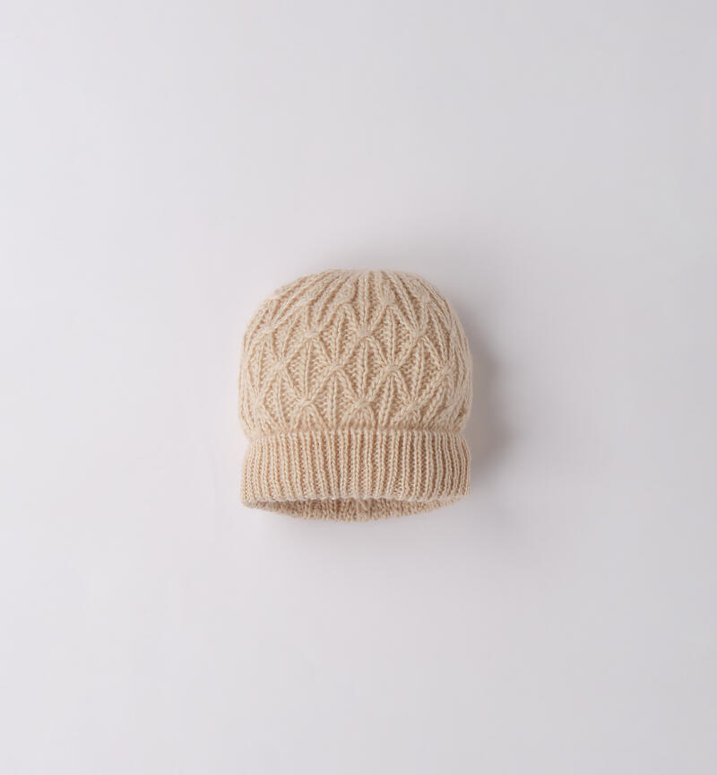 Hat for girls ECRU'-0154