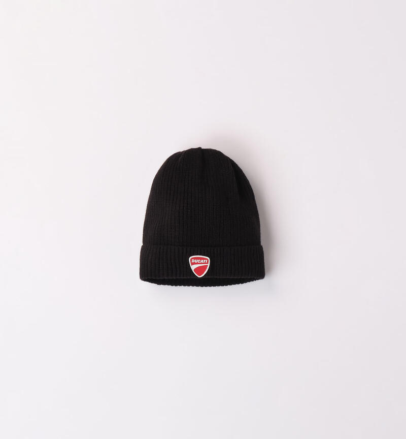 Cappello ragazzo Ducati da 3 a 16 anni NERO-0658