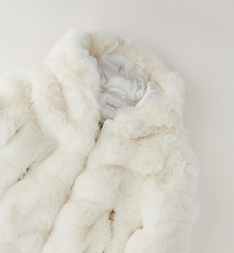 Cappotto da bambina Sarabanda PANNA-0112