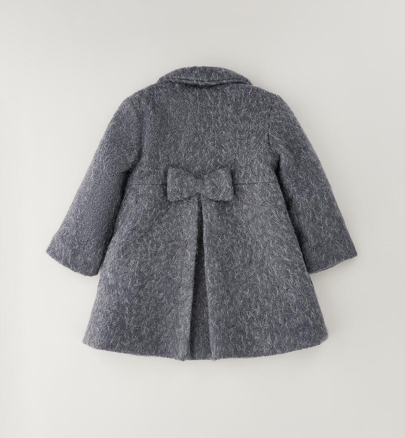 Coat for girls GRIGIO MELANGE-8967
