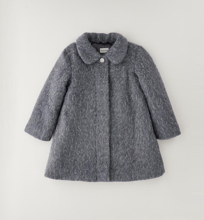 Coat for girls GRIGIO MELANGE-8967