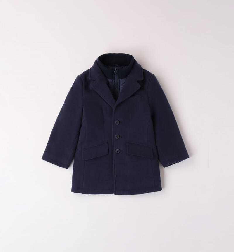 Sarabanda coat for boys from 9 months to 8 years NAVY-3854