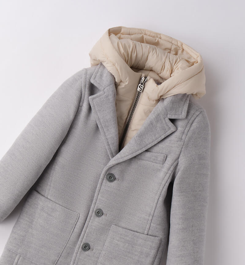 Coat for boys GRIGIO-8961