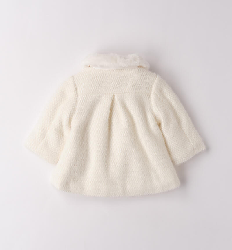 Cappotto per bimba PANNA-0112