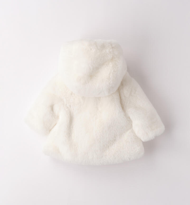 Cappotto per neonata PANNA-0112