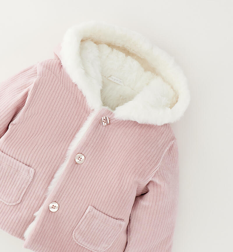 Baby coat LIGHT PINK-2921