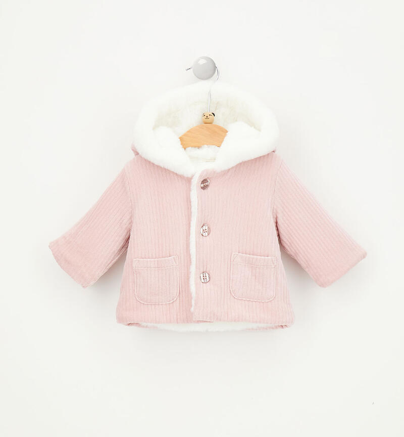 Baby coat LIGHT PINK-2921