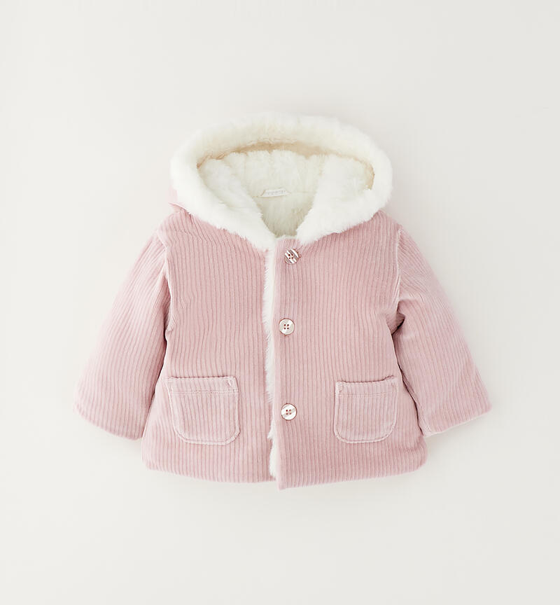 Baby coat LIGHT PINK-2921