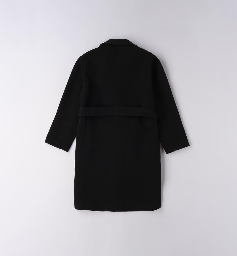 Cappotto per ragazza NERO-0658