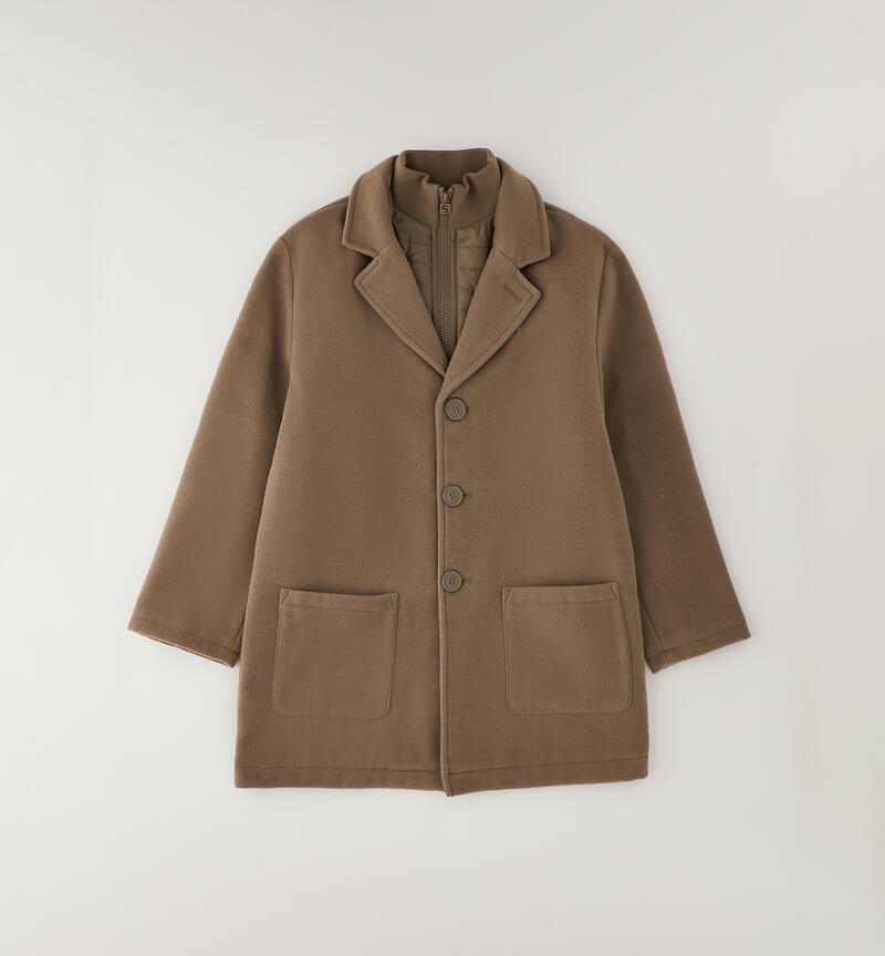 Cappotto per ragazzo Sarabanda MARRONE-0621