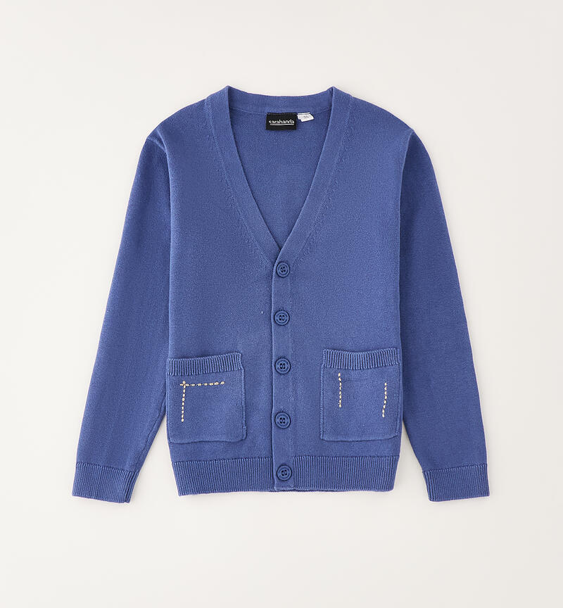 100% cotton children's cardigan BLU-3652