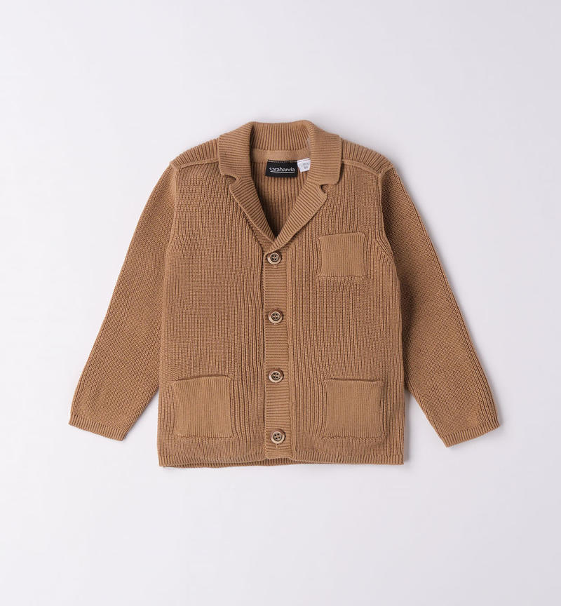 Sarabanda cardigan for boys from 9 months to 8 years NOCCIOLA-0937