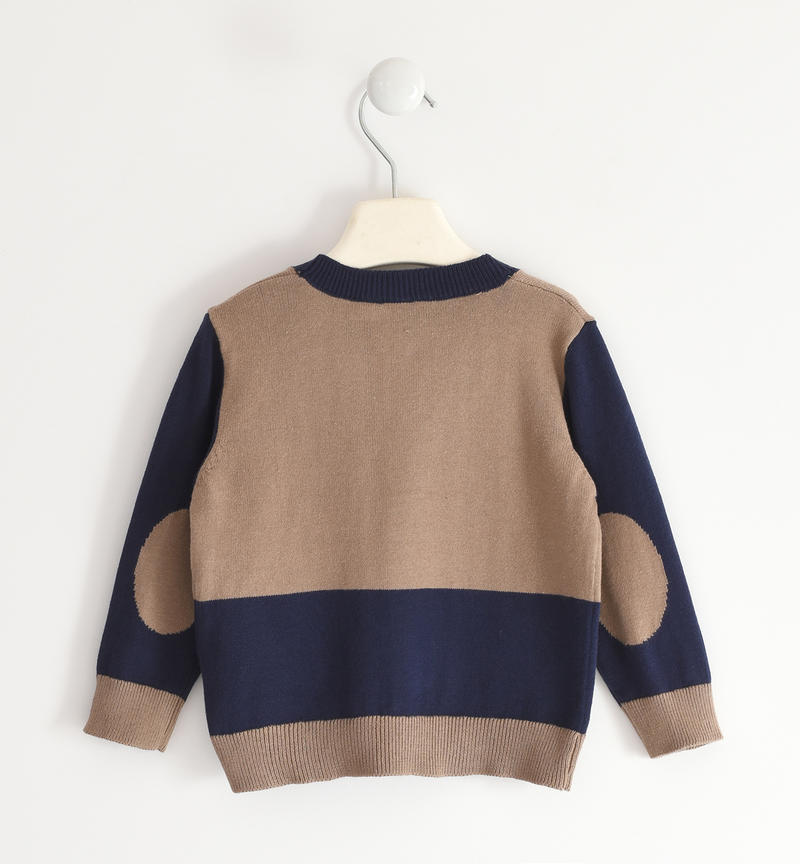 Sarabanda boy s knit cardigan from 9 months to 8 years BEIGE-0416