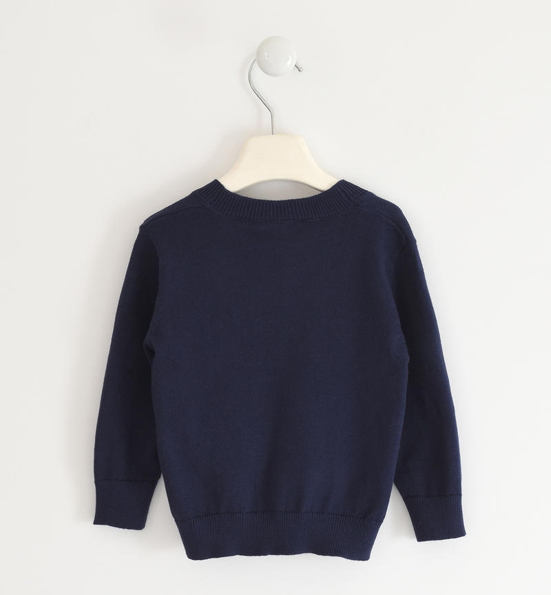 Sarabanda boy s knit cardigan from 9 months to 8 years NAVY-3854