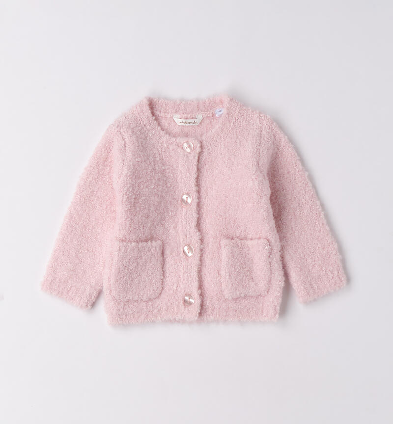 Cardigan for baby girl PINK-2714