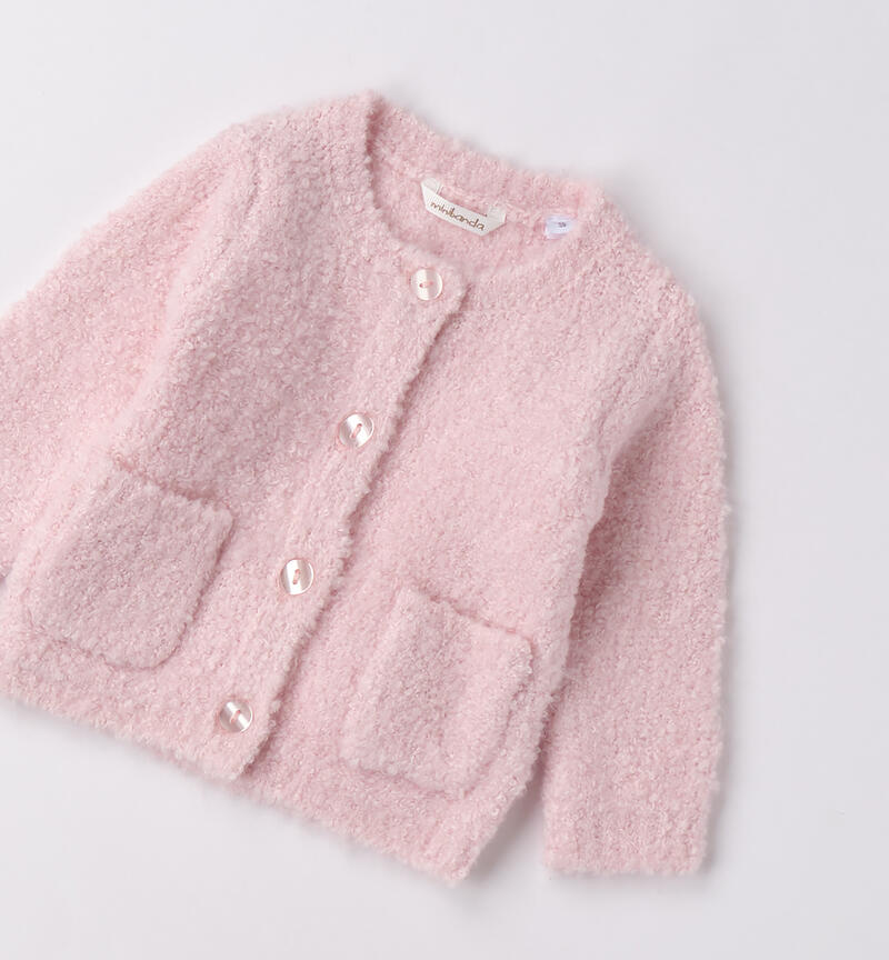 Cardigan for baby girl PINK-2714