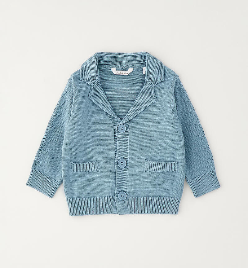 Minibanda baby cardigan VERDE ACQUA-3955